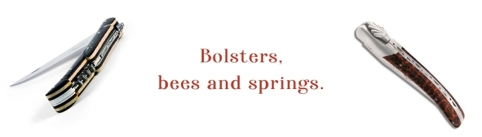 Bolsters, bees and springs